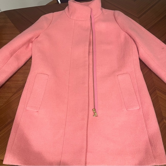 J Crew Pink Wool Blend Coat - Picture 2 of 5